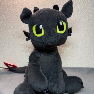 Build-A-Bear Toothless Plush Stuffed Animal DreamWorks How to Train Your Dragon